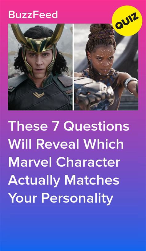 what marvel are you quiz